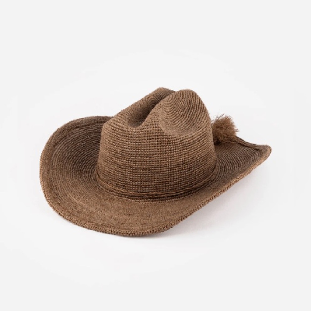 GIGI PIP Textured Brown Hat